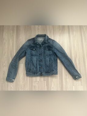 Gap 1969 Denim Jacket Women’s Small Dark Wash Trucker Jean Jacket Classic Cotton